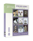 Edward Gorey: Dancing Cats 300-Piece Jigsaw Puzzle By Edward Gorey (Illustrator) Cover Image