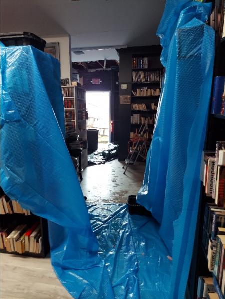 Sandman Books Hurricane Ian Damage