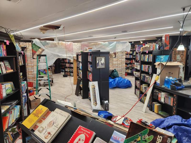 Sandman Books Hurricane Ian Damage